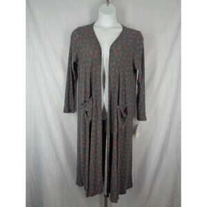 Lularoe Sarah Ribbed Long Cardigan Duster Size Large New